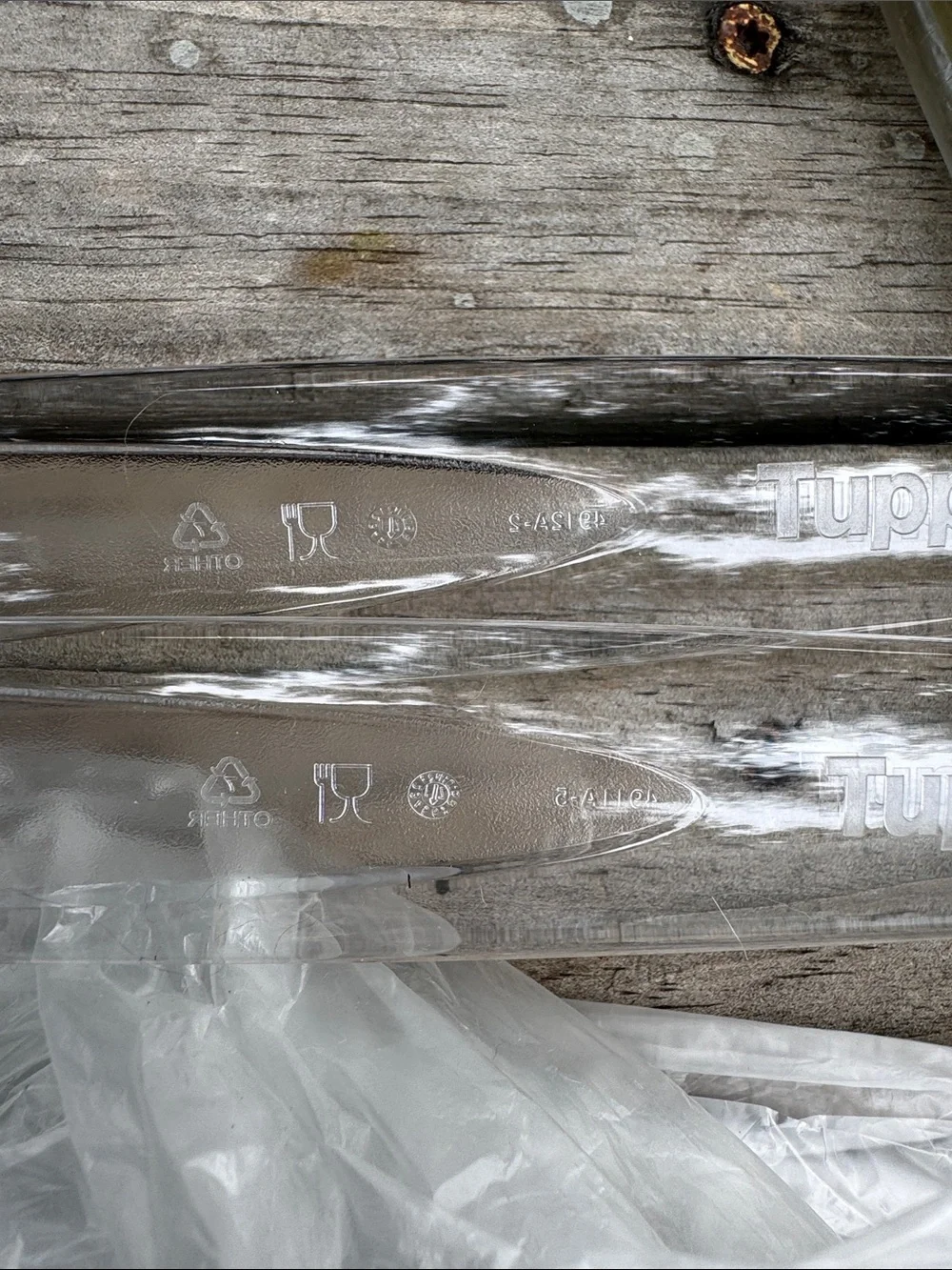 Tupperware  Utensils Yellow, Purple, Blue